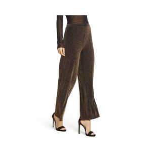 Leith Black & Metallic Gold Wide Leg Pants
Holiday Party Sz Medium